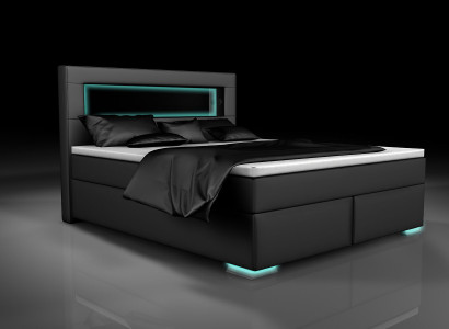 Schlafzimmer Bett Textil Luxus Polster Einrichtung 180x200 Möbel Doppelbett Neu